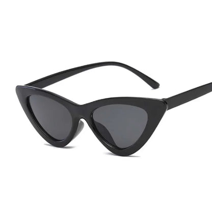 Sexy White Triangle Vintage Cat Eye Sunglasses - retinosa