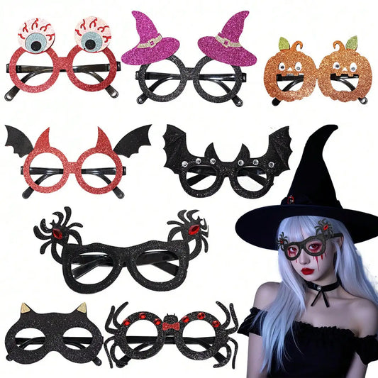 Pumpkin Ghost Unique Halloween Glasses