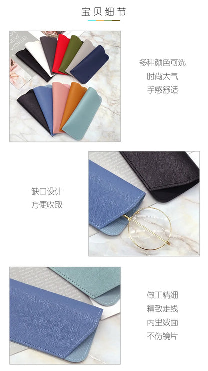 Leather Glasses Bag