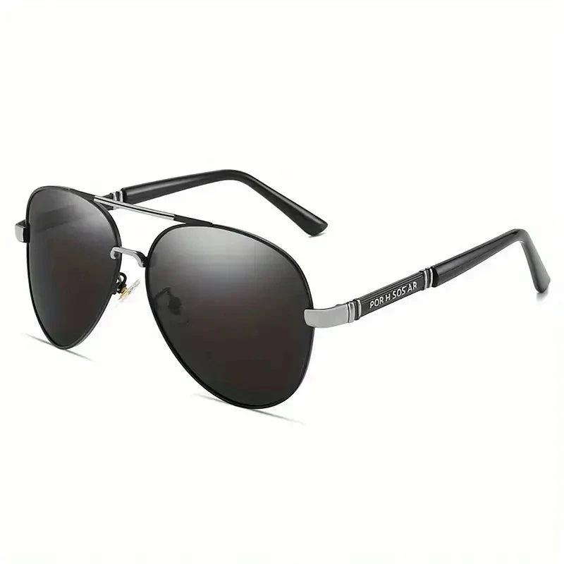 Men Polarized UV400 Metal Frame Sunglasses