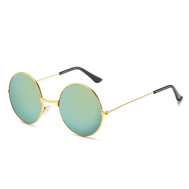 Classic Round Metal Men’s Sunglasses