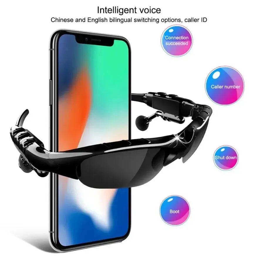 Stereo Noise Reduction Headset Sunglasses