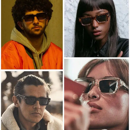 Classical Retro Square Rivet Sunglasses