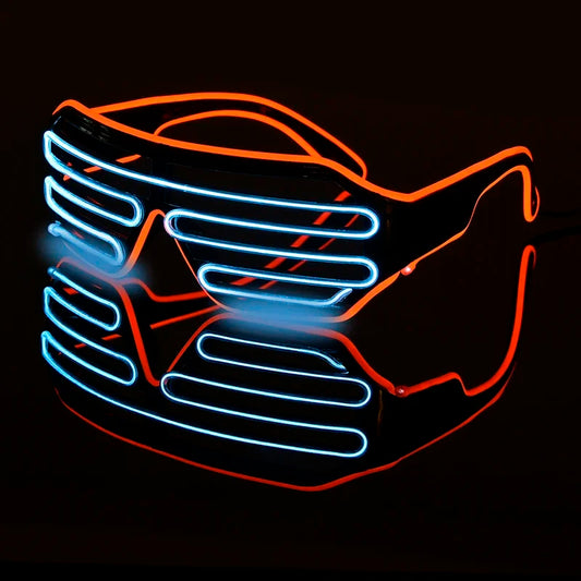 LED Luminous Halloween glasses