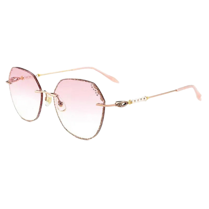 Diamond Rimless Presbyopia Glasses – Large Frame