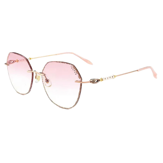Diamond Rimless Presbyopia Glasses – Large Frame