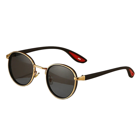 Unisex Vintage Round Metal – Luxury Punk Fashion Sunglasses