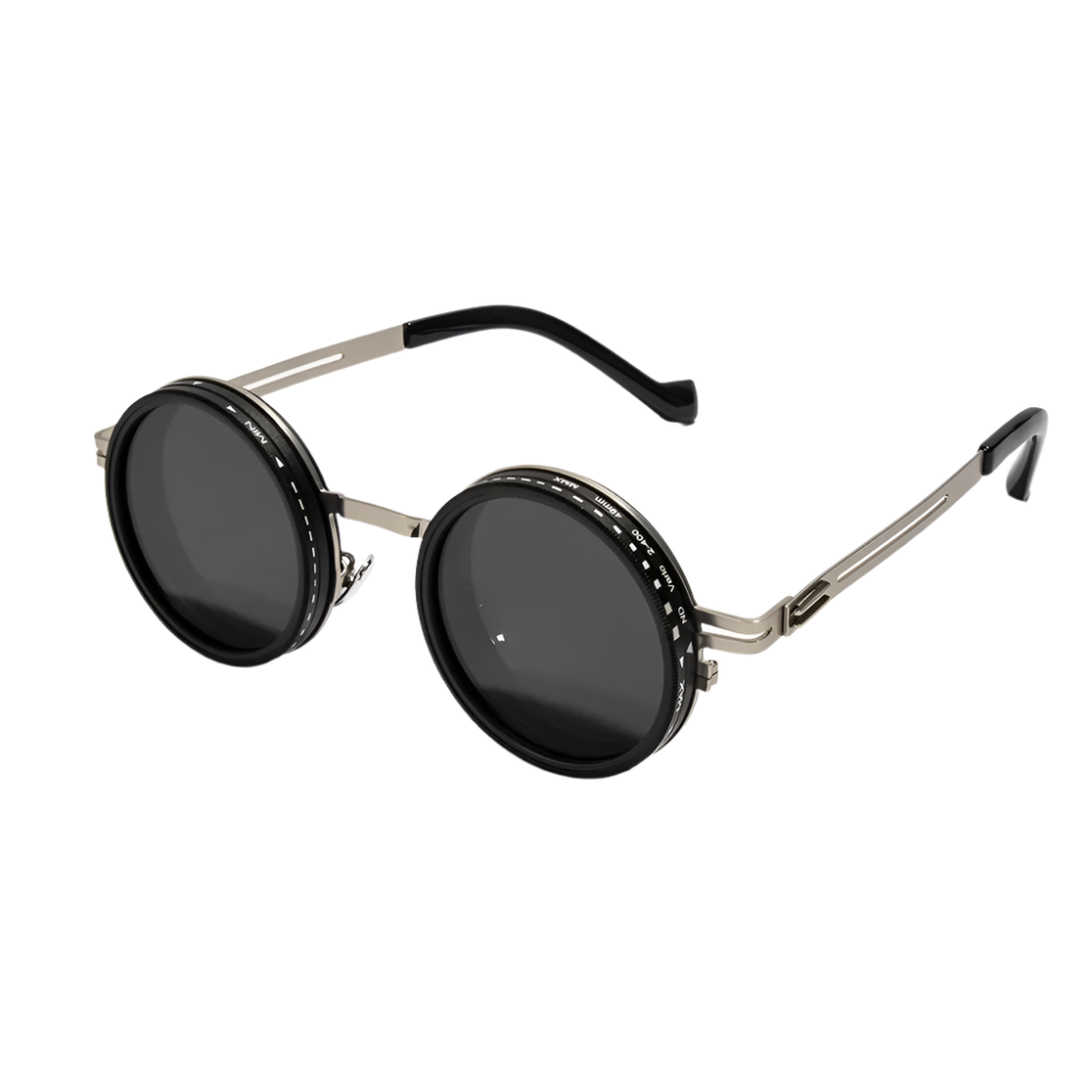 ND2-400 Adjustable Round Dimming Polarized Glasses