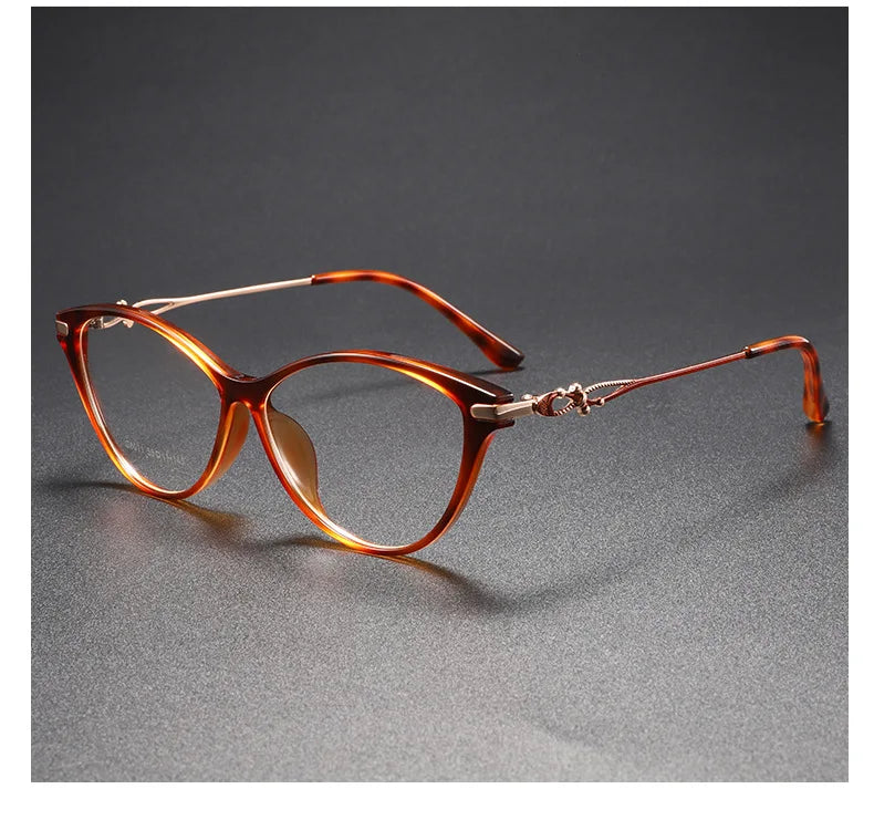 Cat Eye Oval Frame Blue Light Glasses for Women - retinosa