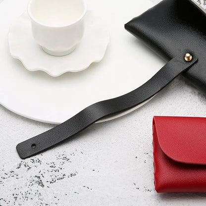 Classic Moulded Leather Protective Glasses Case