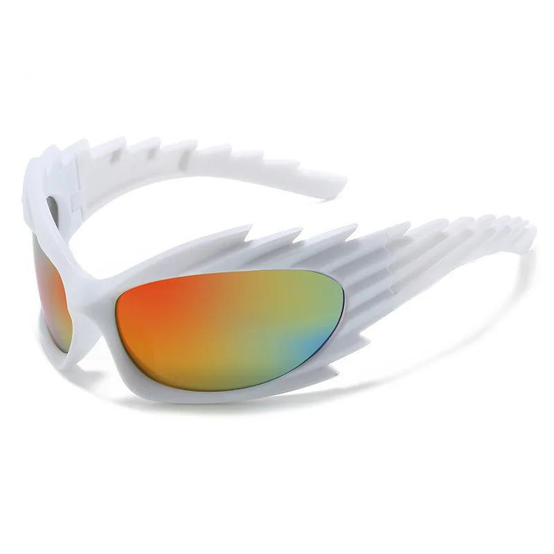 Y2K Cat Eye Women Retro Gradient Mirror Sports Punk HELLOWEEN Sunglasses
