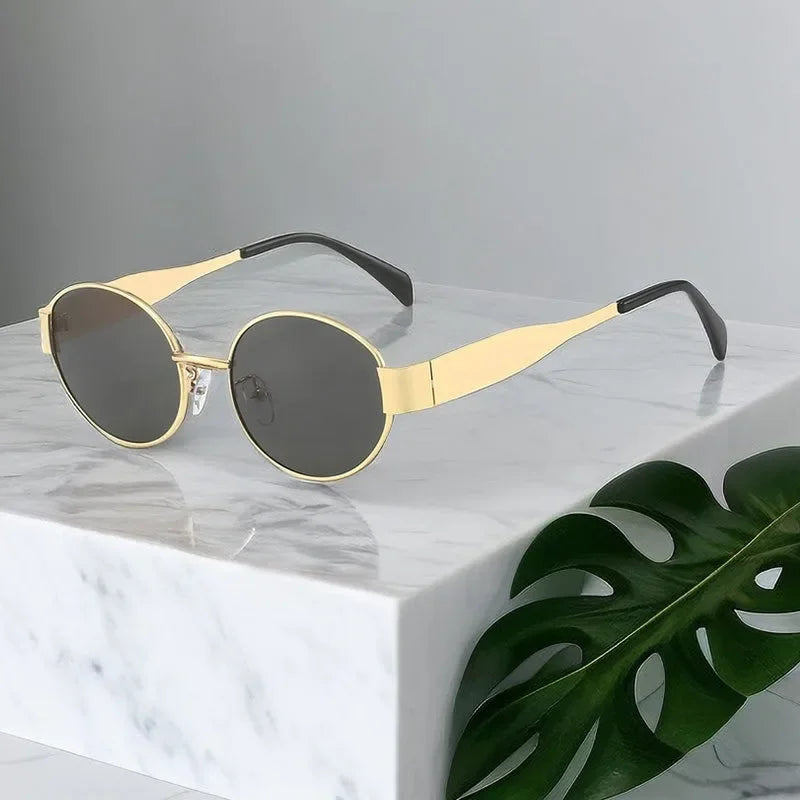 Vintage Oval Sunglasses - retinosa