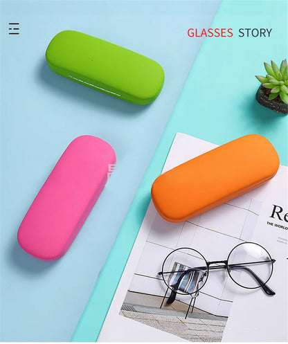 Colorful Hard Shell Eye Glasses Box Case