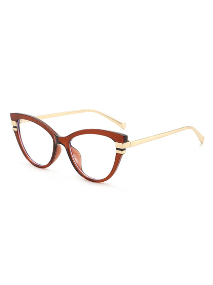 Chic retro cat-eye blue light glasses - retinosa