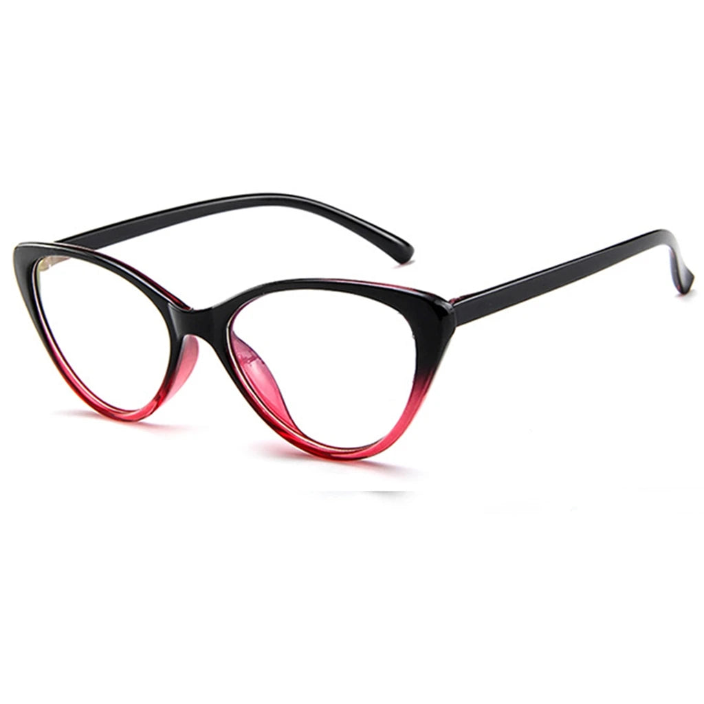 Fashion Cat Eye Female Eyewear Glasses - retinosa