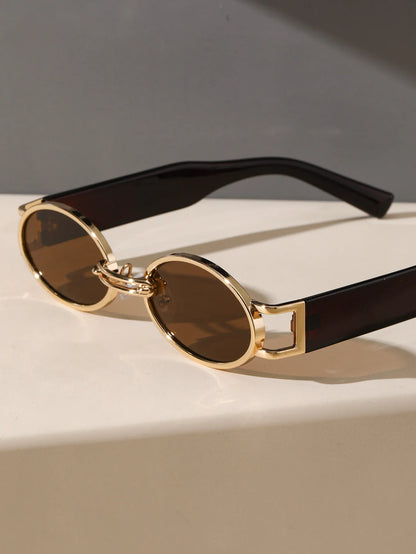 Unisex Luxury Oval Fashion Glasses