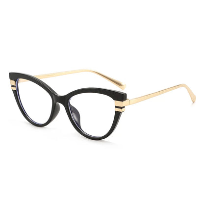 Chic retro cat-eye blue light glasses - retinosa