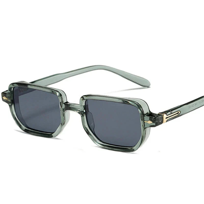 Retro Rectangle Punk Sunglasses