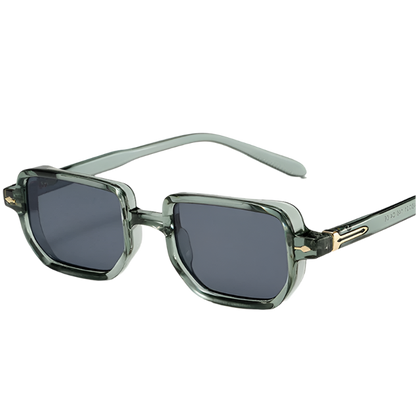 Retro Rectangle Punk Sunglasses