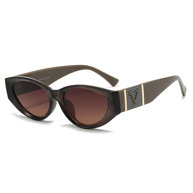 Cat eye for women small luxury retro Sunglasses - retinosa