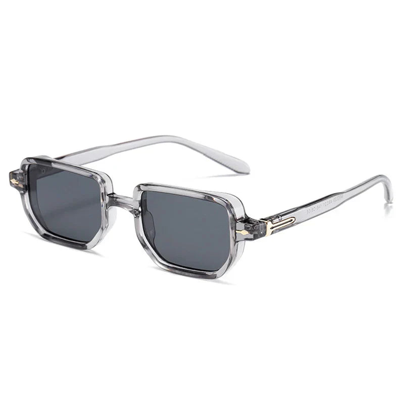 Retro Rectangle Punk Sunglasses