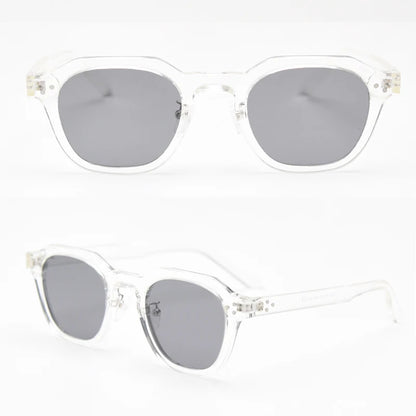 Peekaboo Korean Retro TR90 Polygon Polarized Sunglasses