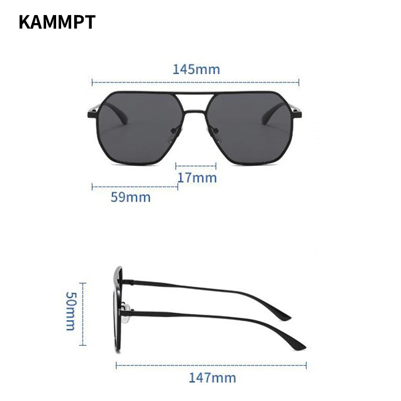 Vintage Polarized Retro Men Fashion Black Shades