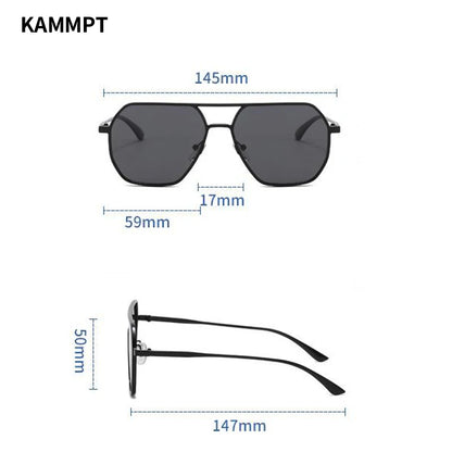 Vintage Polarized Retro Men Fashion Black Shades
