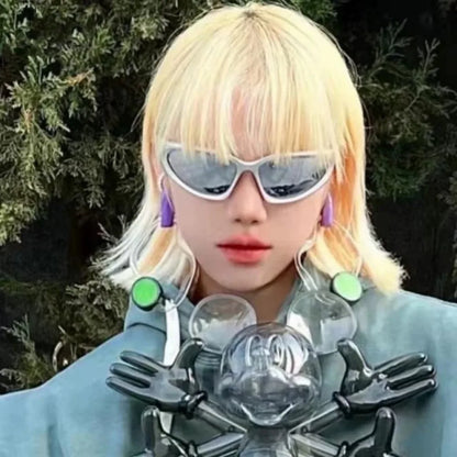 Korean Fashionable Reflecting Glare Unisex Glasses
