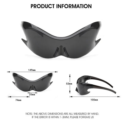 Hip Hop Sports Punk Y2K Shades