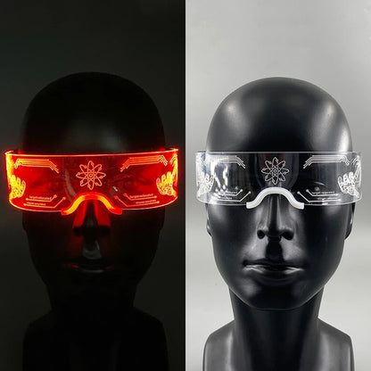 LED Neon Luminous Glow Party Glasses