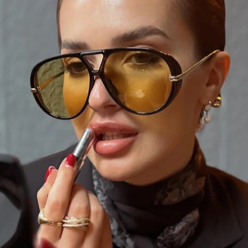 Women's Luxury Oversized Vintage Sunglasses