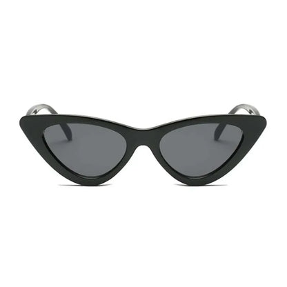 Sexy White Triangle Vintage Cat Eye Sunglasses - retinosa