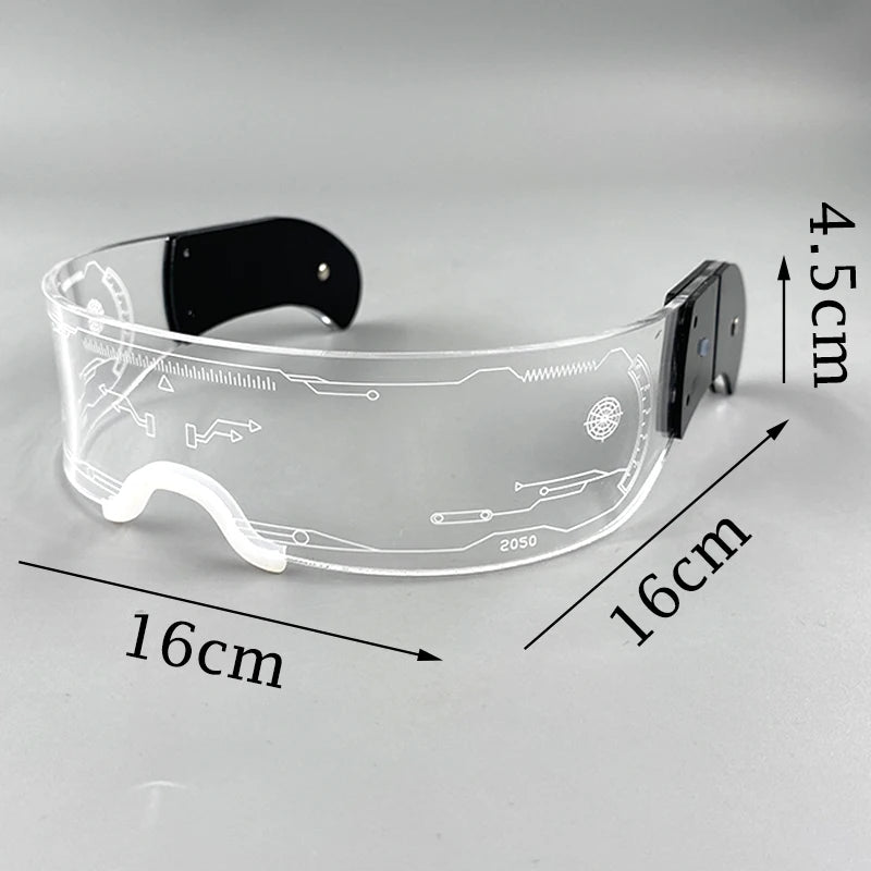 LED Neon Luminous Glow Party Glasses