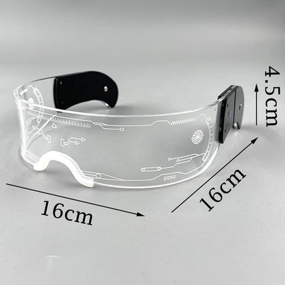 LED Neon Luminous Glow Party Glasses