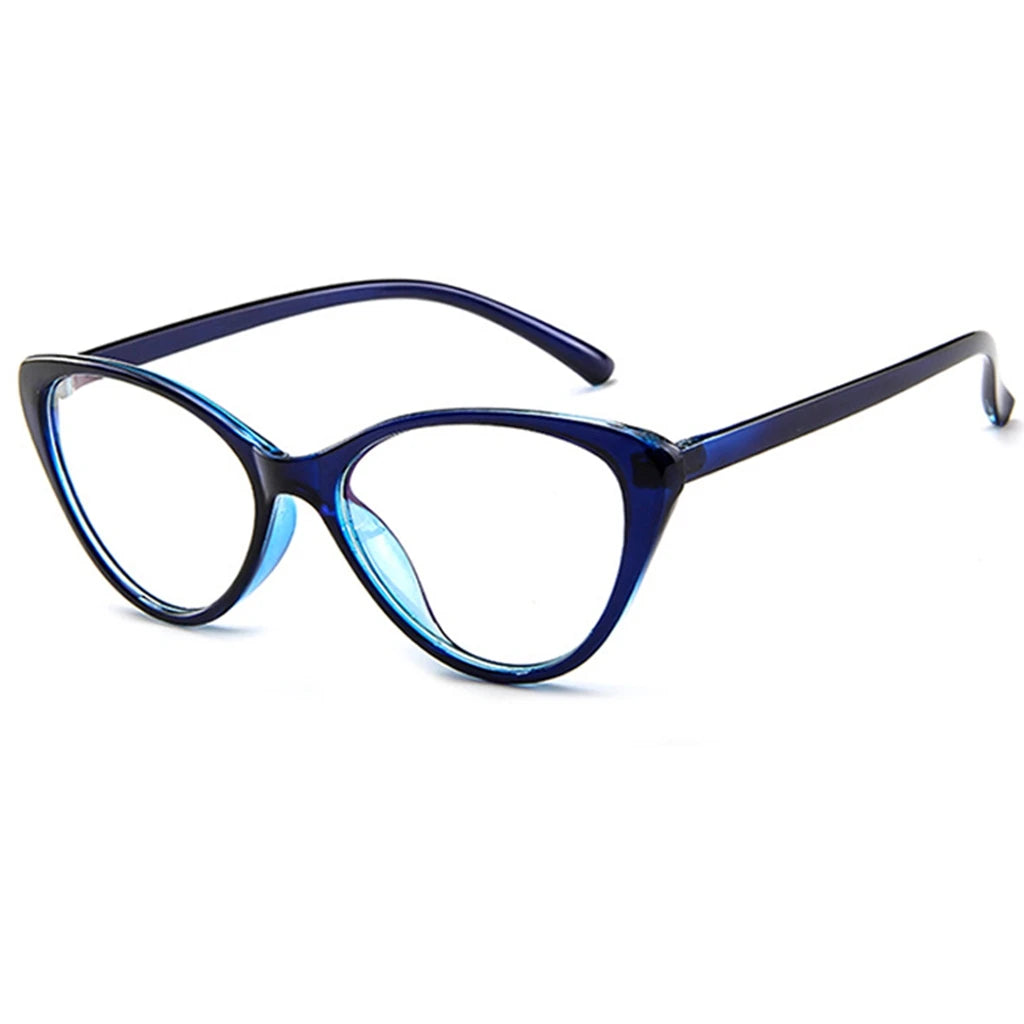 Fashion Cat Eye Female Eyewear Glasses - retinosa