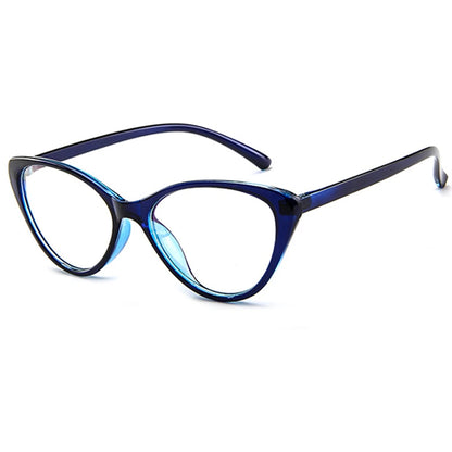 Fashion Cat Eye Female Eyewear Glasses - retinosa