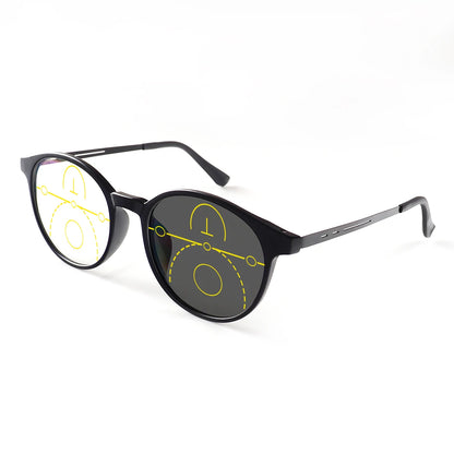 Progressive Multifocal Photochromic Reading Glasses