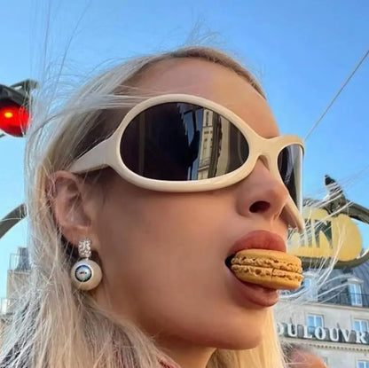 Women's Fashion Y2K Punk Oversized Shades