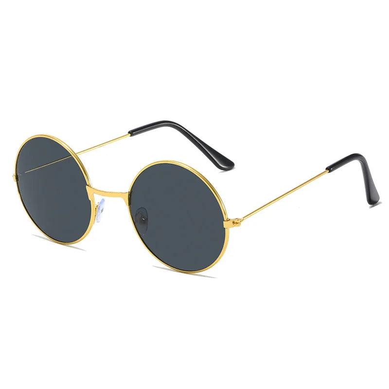 Classic Round Metal Men’s Sunglasses