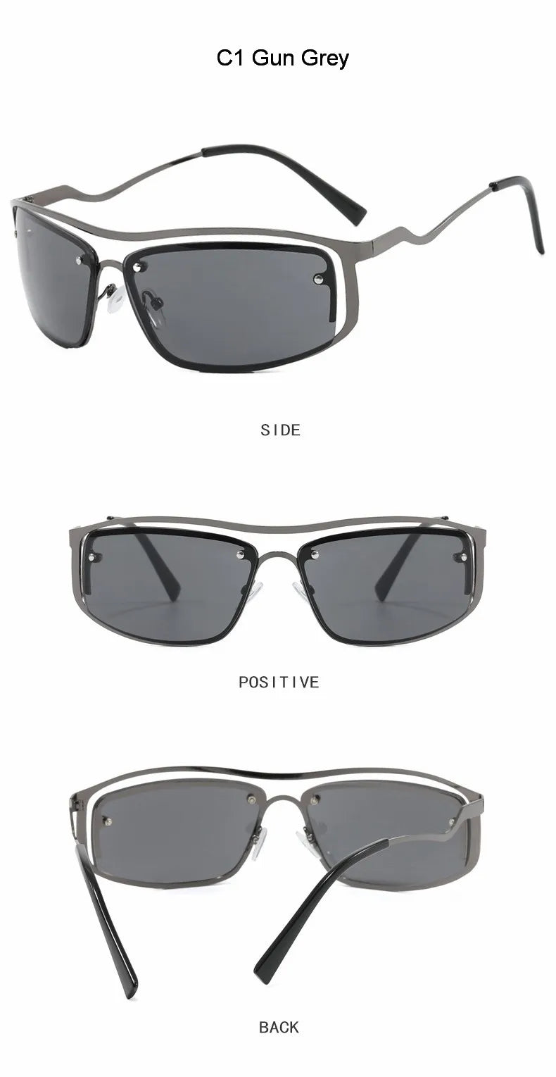 2025 Y2K Sports Punk Sunglasses - retinosa