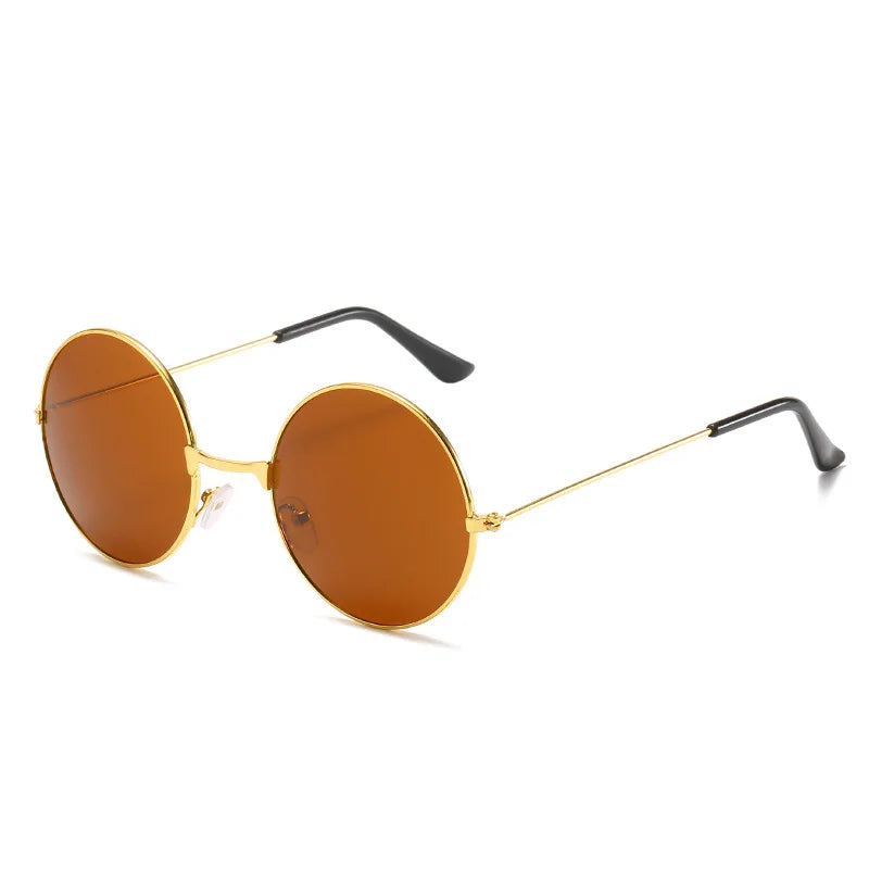 Classic Round Metal Men’s Sunglasses