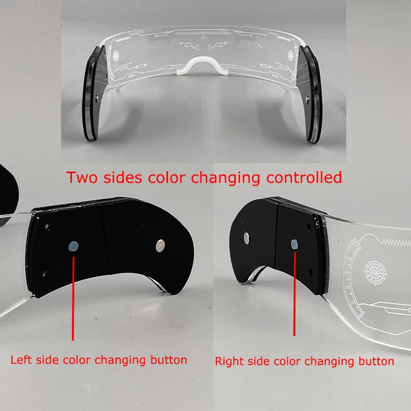 LED Neon Luminous Glow Party Glasses