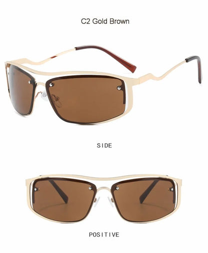 2025 Y2K Sports Punk Sunglasses - retinosa