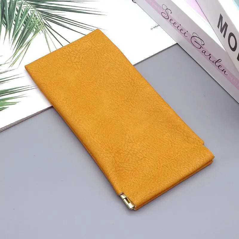 Glazzy Soft Leather Elastic Plate Glasses Case