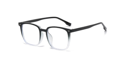 Black Anti-Blue Light Computer Unisex Square sunglasses