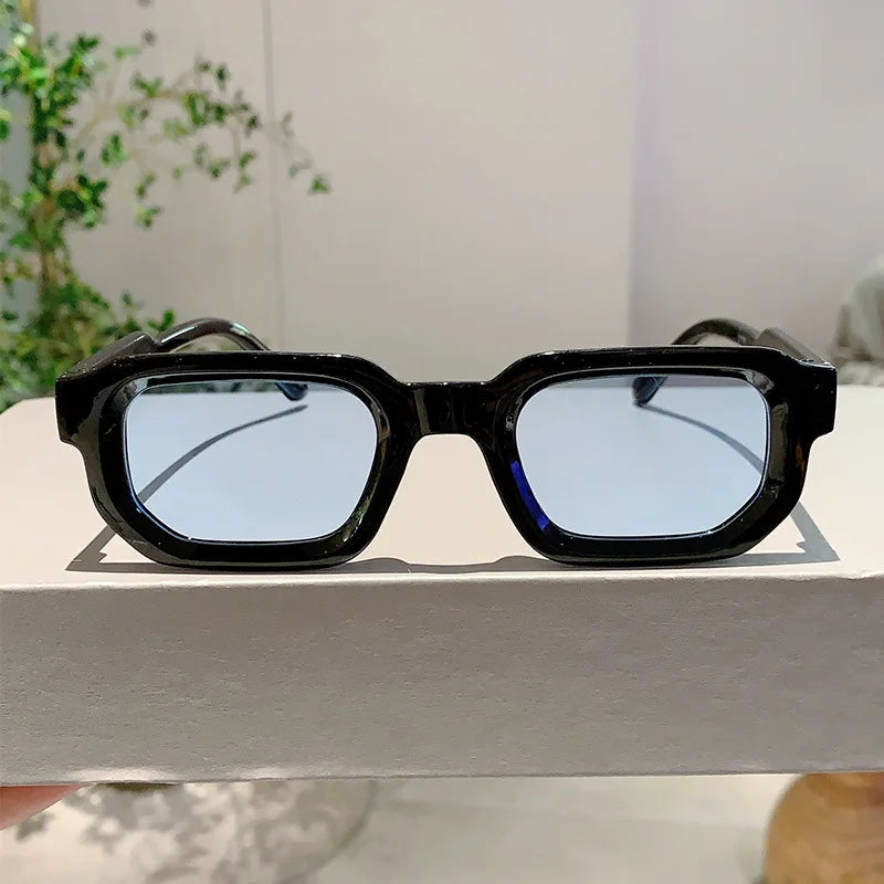 Aesthetic Fashion Retro Rectangle Frame Sunglasses