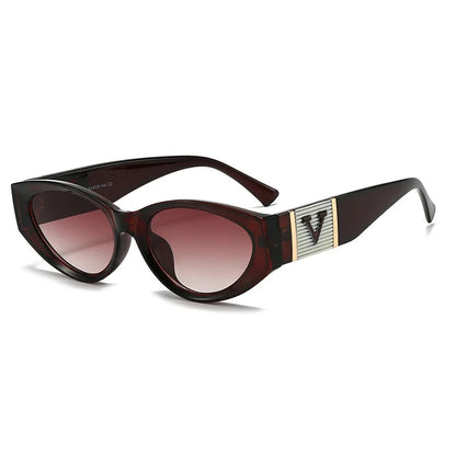 Cat eye for women small luxury retro Sunglasses - retinosa