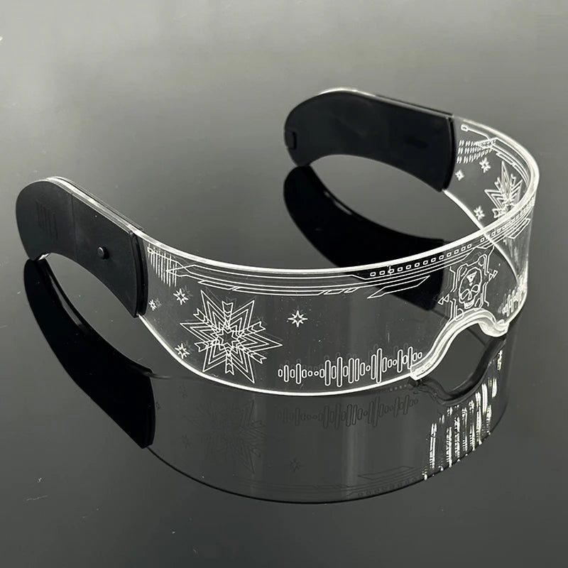 LED Neon Luminous Glow Party Glasses