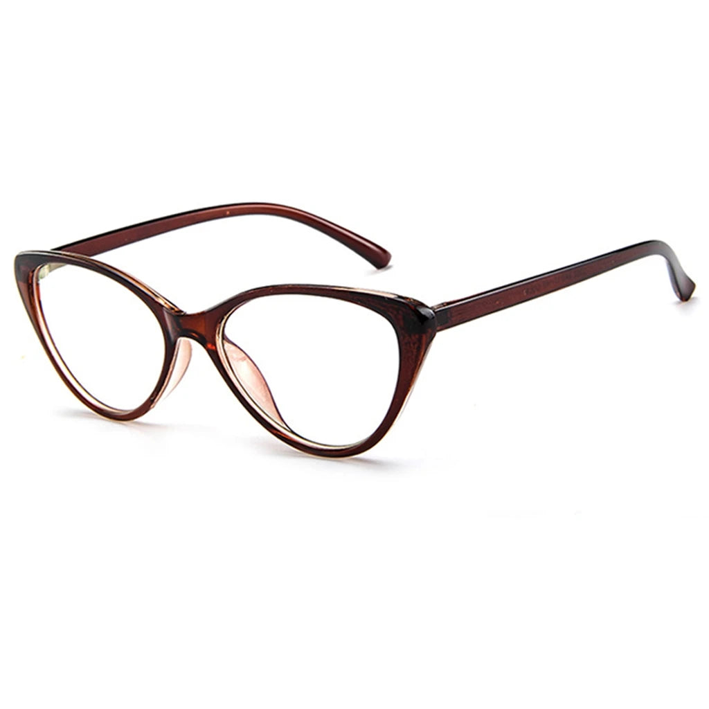 Fashion Cat Eye Female Eyewear Glasses - retinosa